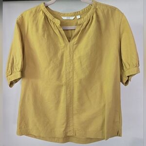 Uniqlo Mustard Yellow Blouse